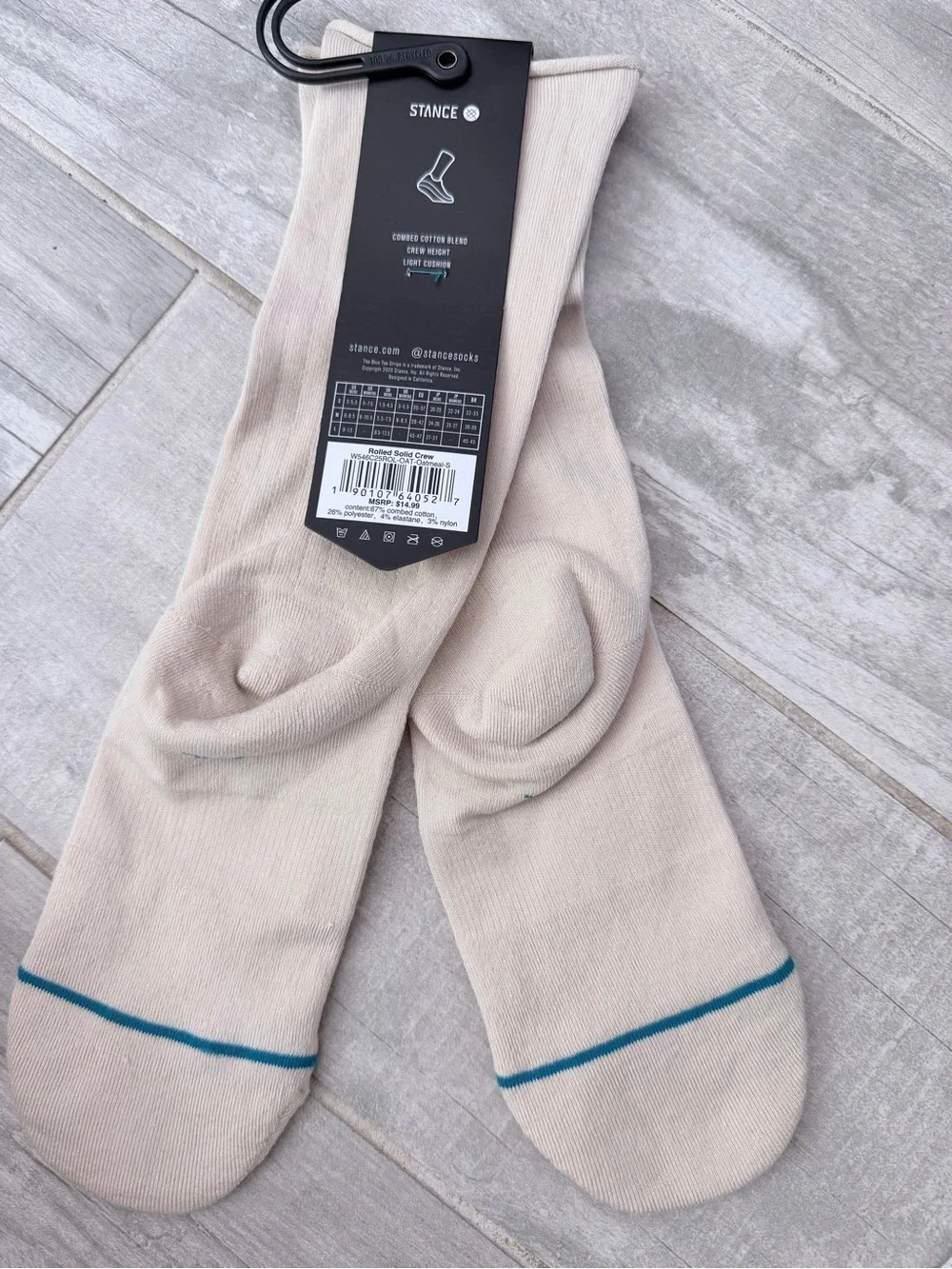 Stance cream colored